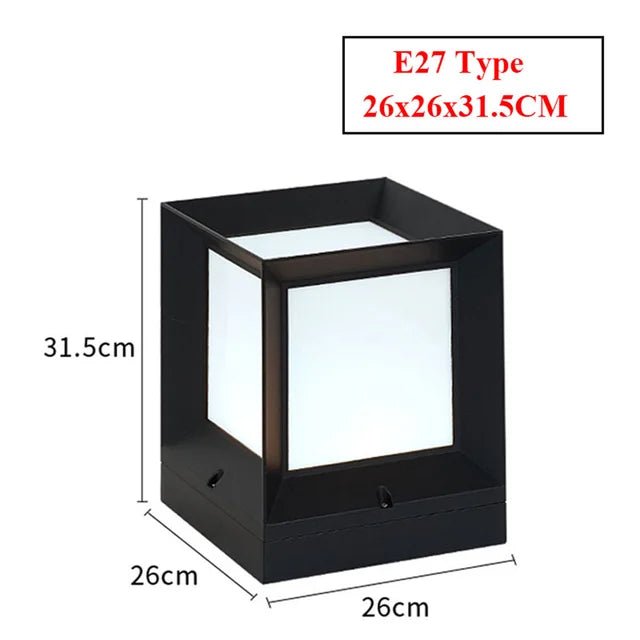 Maliben Modern LED outdoor floor lamp for driveways, gates, and garden paths