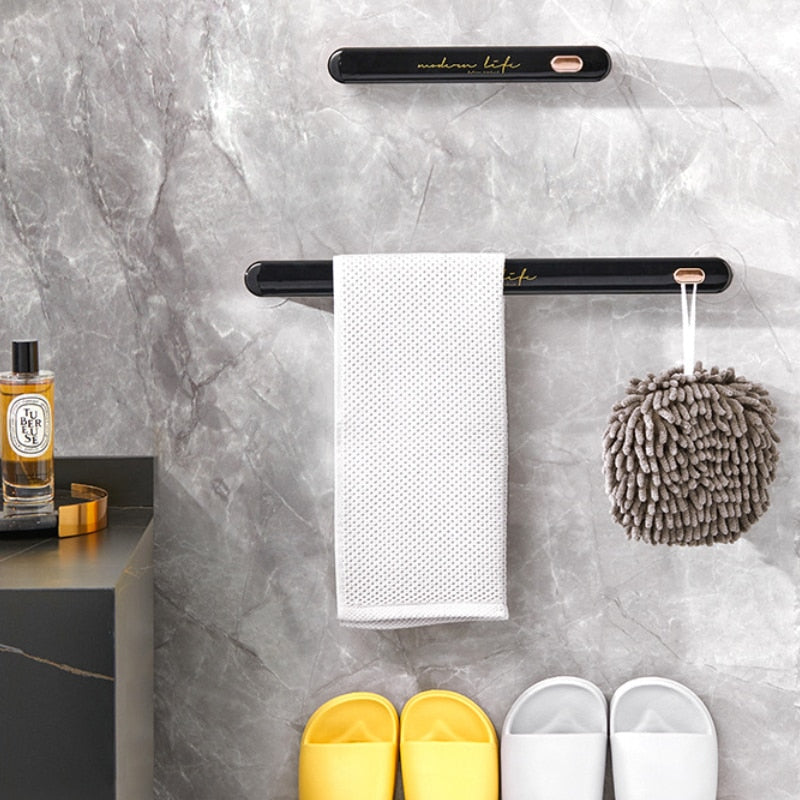Maliben | Towel Bar Space Saving Bathroom Holder