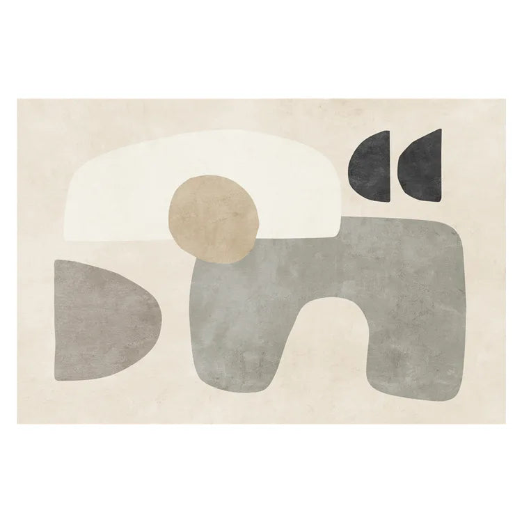 Maliben | Japanese Minimalist Fluffy Rug Soft Non-Slip For Bedroom Living Room And Lounge