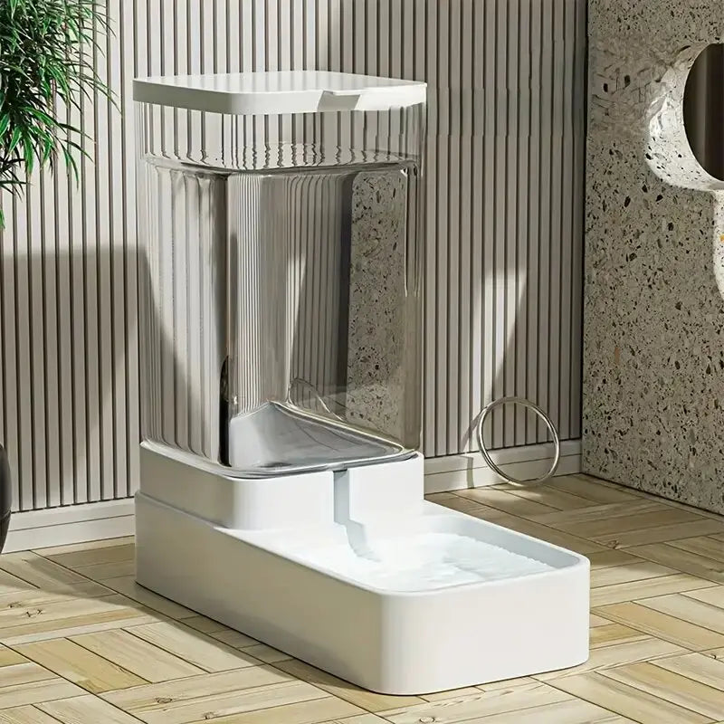 Maliben | Petflow Duo | 2-In-1 Feeder & Water Dispenser For Pets | Automatic Gravity Dispenser | 3.8 L Capacity | For Cats & Small Dogs