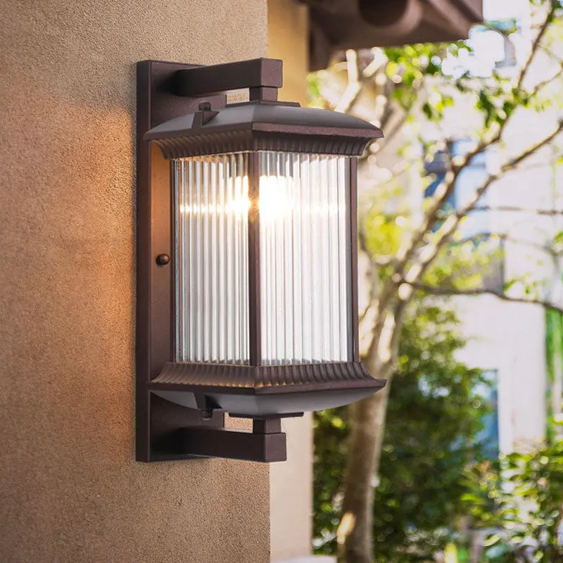 Maliben | Light-Repellent Outdoor Wall Light Metal | Weatherproof Ip65 | E27 Socket | For Garden, Gate & Terrace