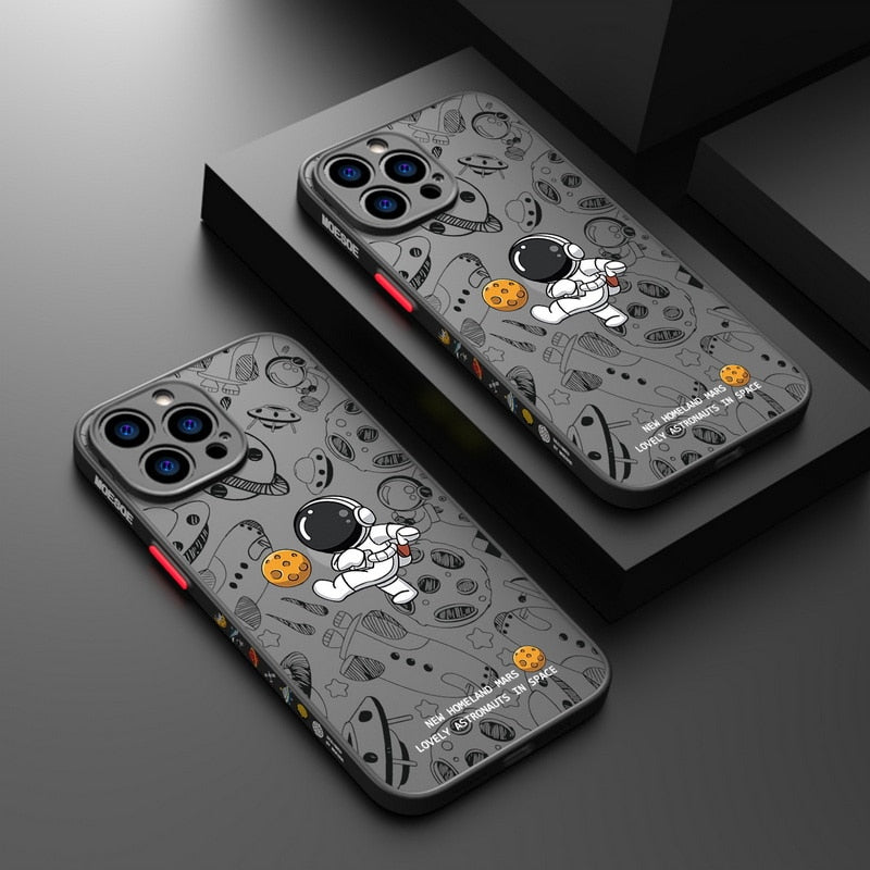 Maliben | Space Road Relax Astronaut Iphone Case