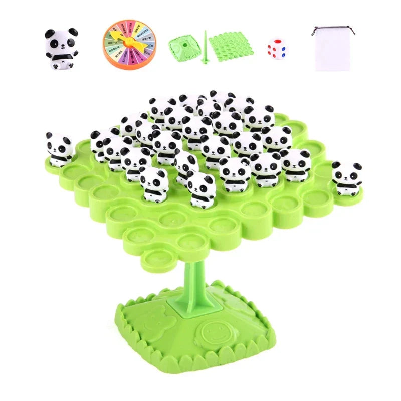 Maliben | Panda Bear Balancing Tree Toy