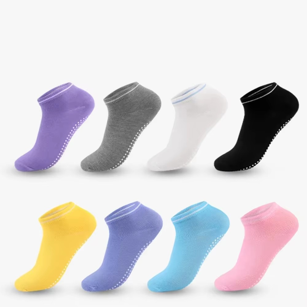 Maliben | Women Anti Slip Cotton Yoga Socks For Trampoline And Sports