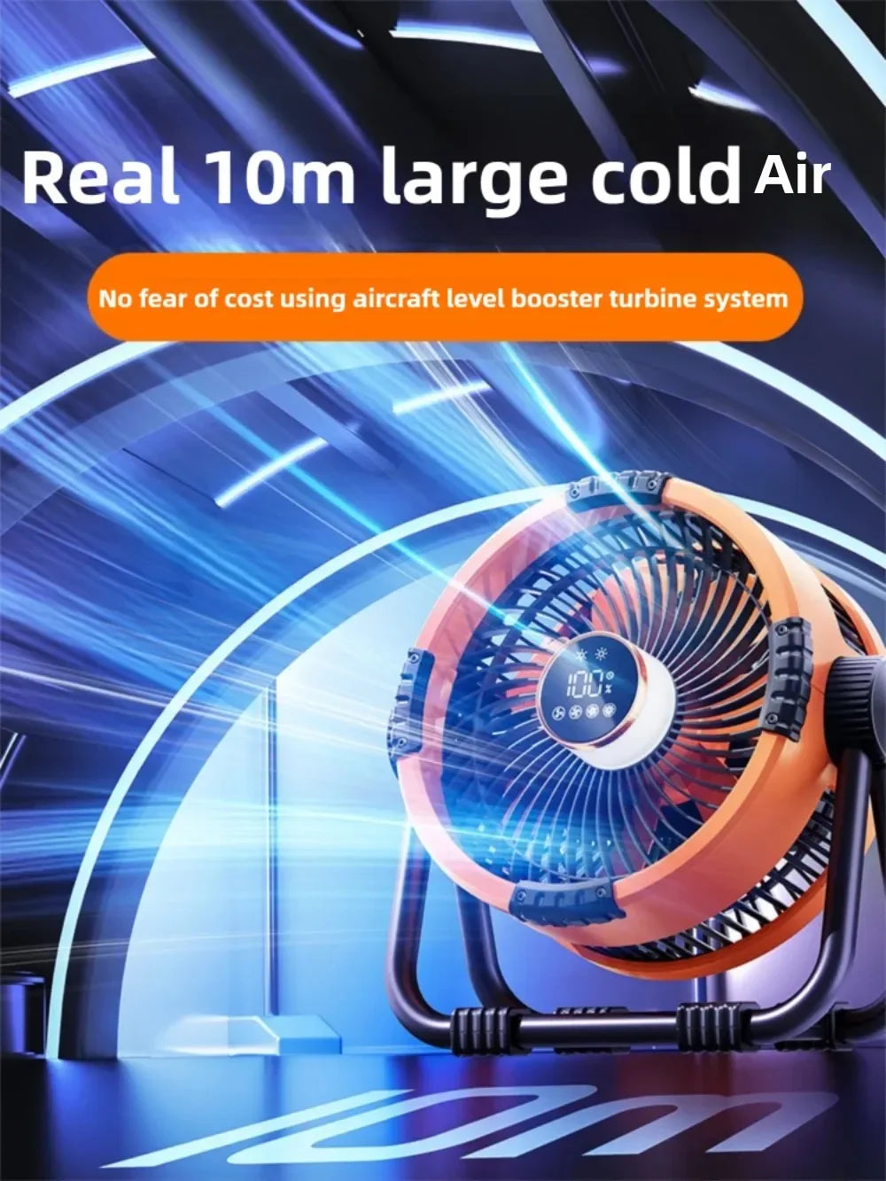 Maliben | Aerolia Nightcool | 4-In-1 Fan & Night Light | 20000mah Battery | Usable Hanging & Standing