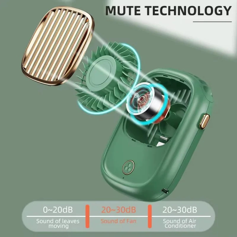 Maliben | Aerobreeze Neck Fan | Portable, Rechargeable Fan For Comfort Everywhere