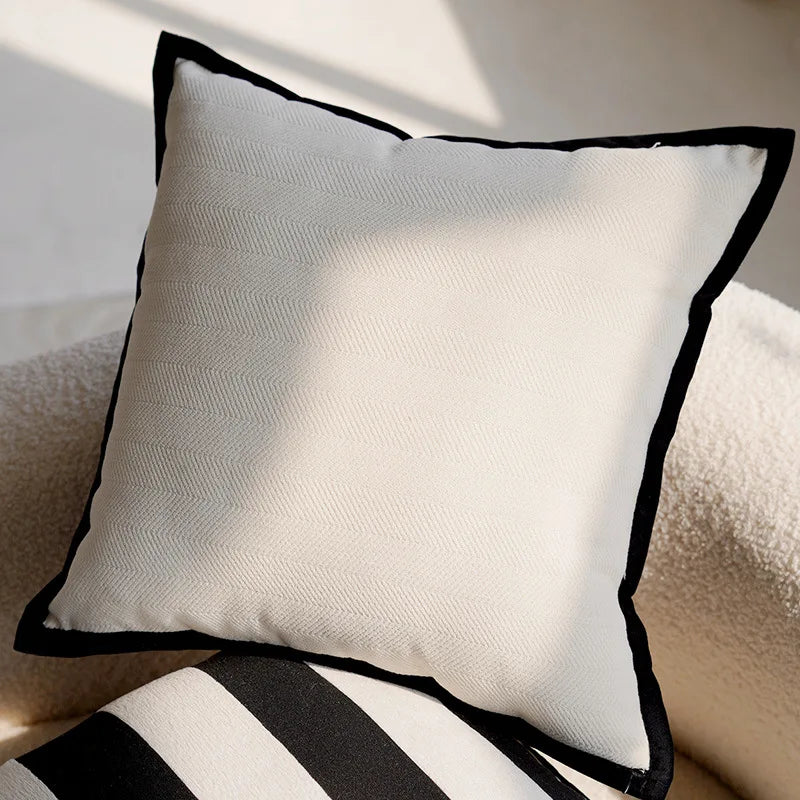 Maliben | Luxury Embroidered Decorative Cushion With Horse Print For Sofa And Living Room