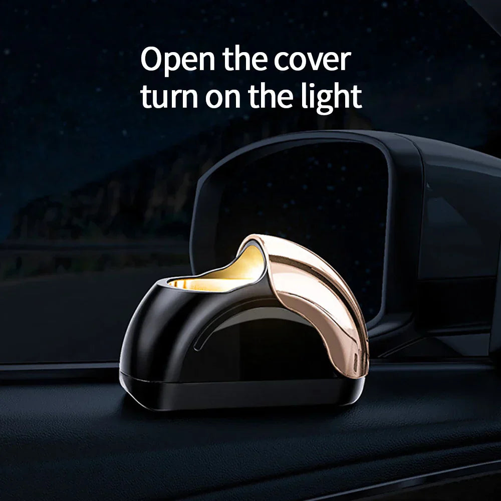 Maliben | Smokeless Windproof Car Windproof Led Ashtray