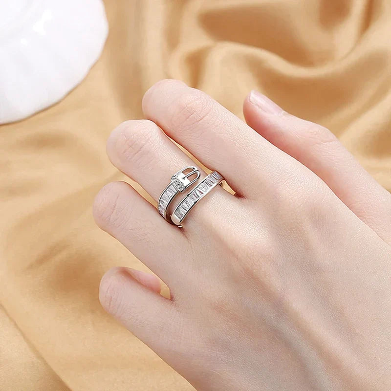 Maliben | Diamond Belt Ring