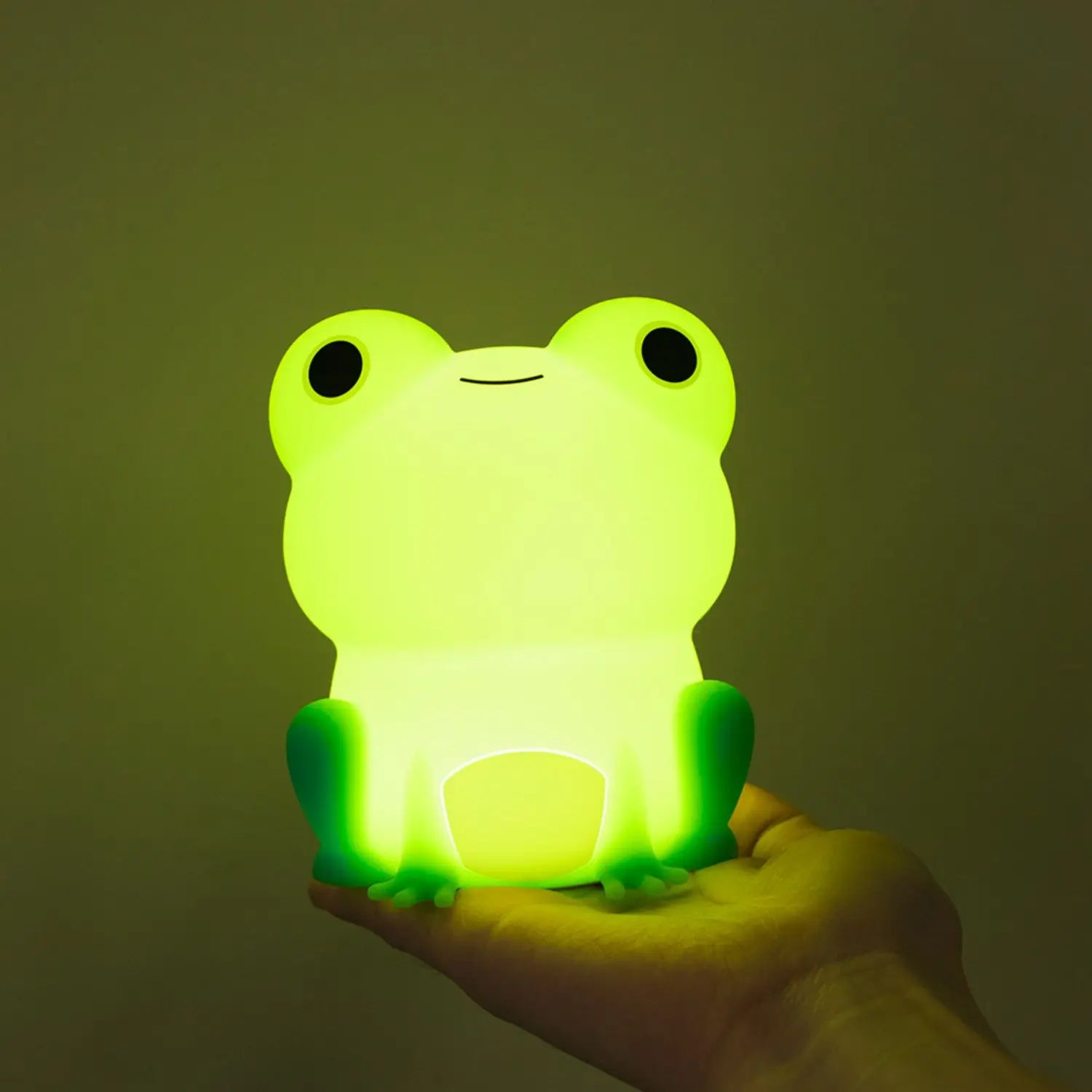 Maliben | Lumofrosch Kids Night Light Frog | Soft Silicone | Color Changing & Timer | Rechargeable