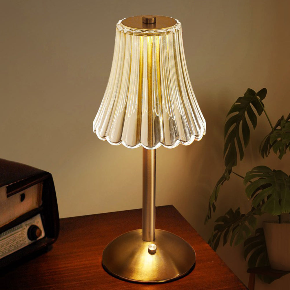 Maliben | Golden Crystal Table Lamp
