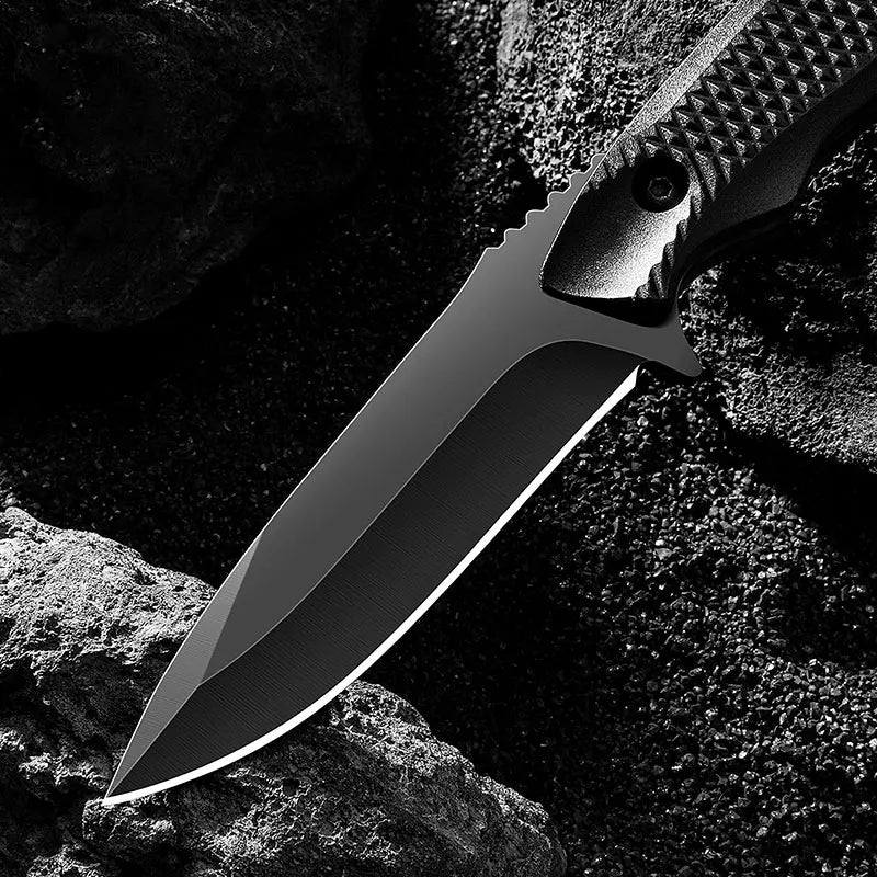 Maliben Outdoor Survival Knife — Stainless Steel with Sheath