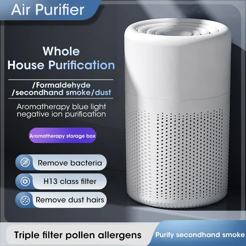 Maliben | Compact air purifier with HEPA filter - BreezeMini