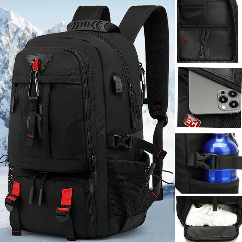 Maliben | Techtrek Pro Backpack - Backpack With Practical Usb Charging Port