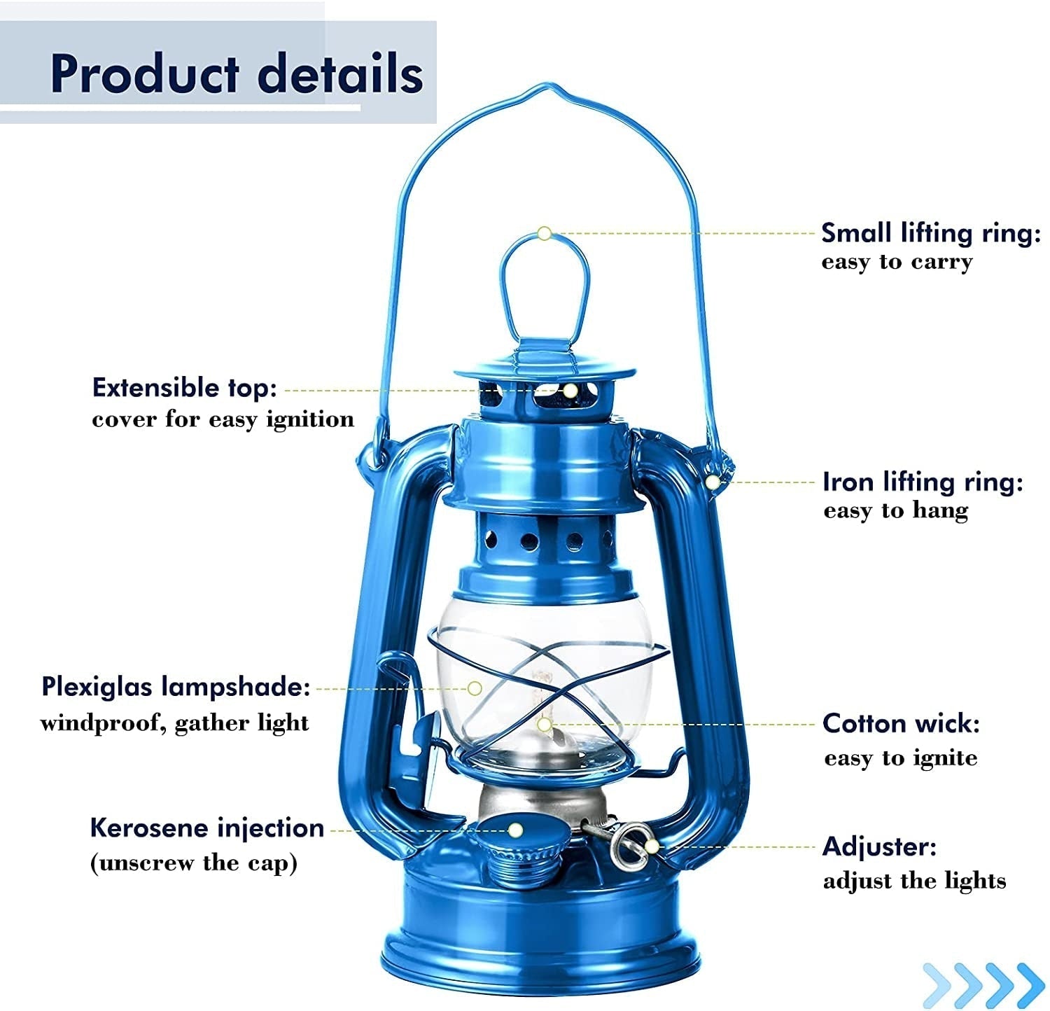 Maliben | Nostalgic Camping Side Outdoor Kerosene Lantern Lamp