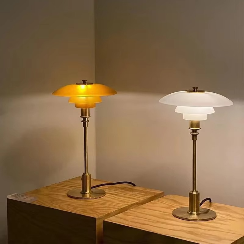 Maliben | Retro Design Glass Table Lamp