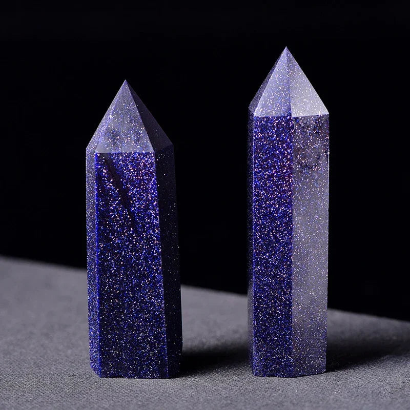 Maliben | Crystal Obelisk Elaria | Natural Stone Healing Stone | For Meditation & Reiki | 4–8 Cm