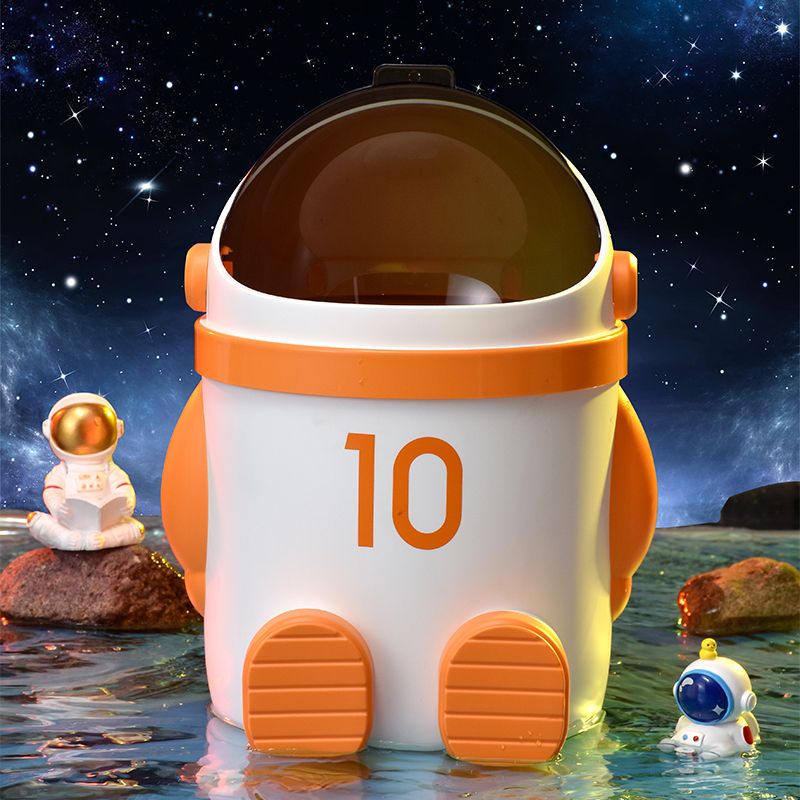 Maliben | Mini Astronaut Shape Cute Office Trash Can