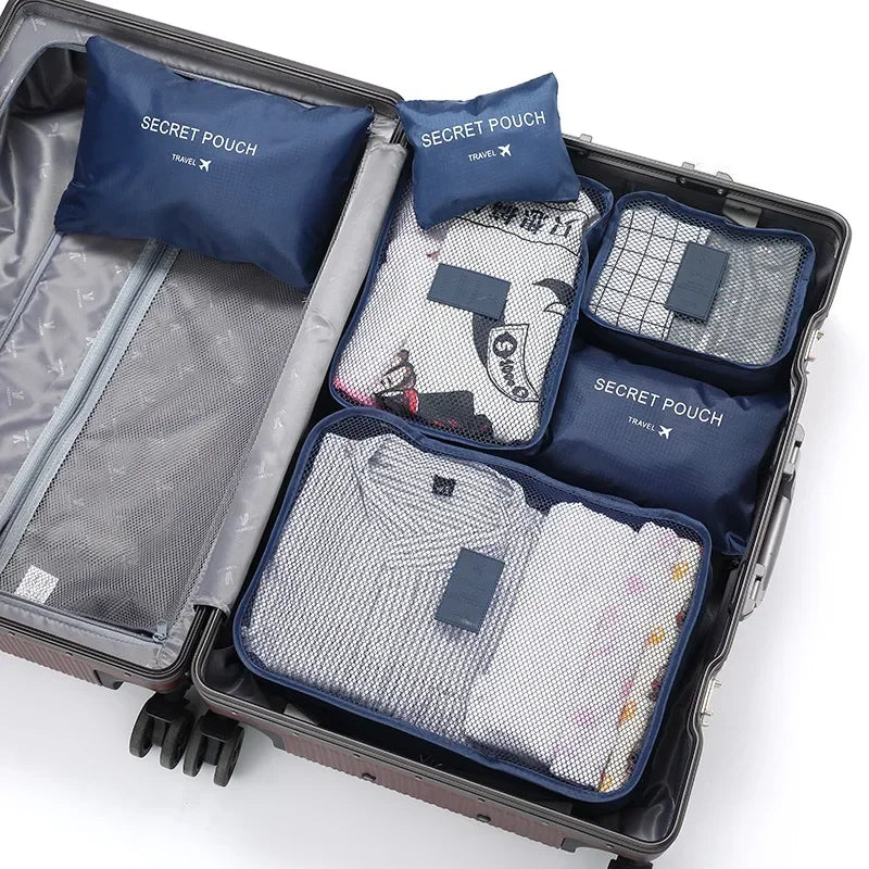 Maliben | Reiselina Luggage Organizer Set | 6-Piece | WaterproOf & Space-Saving | Made of Oxford Fabric