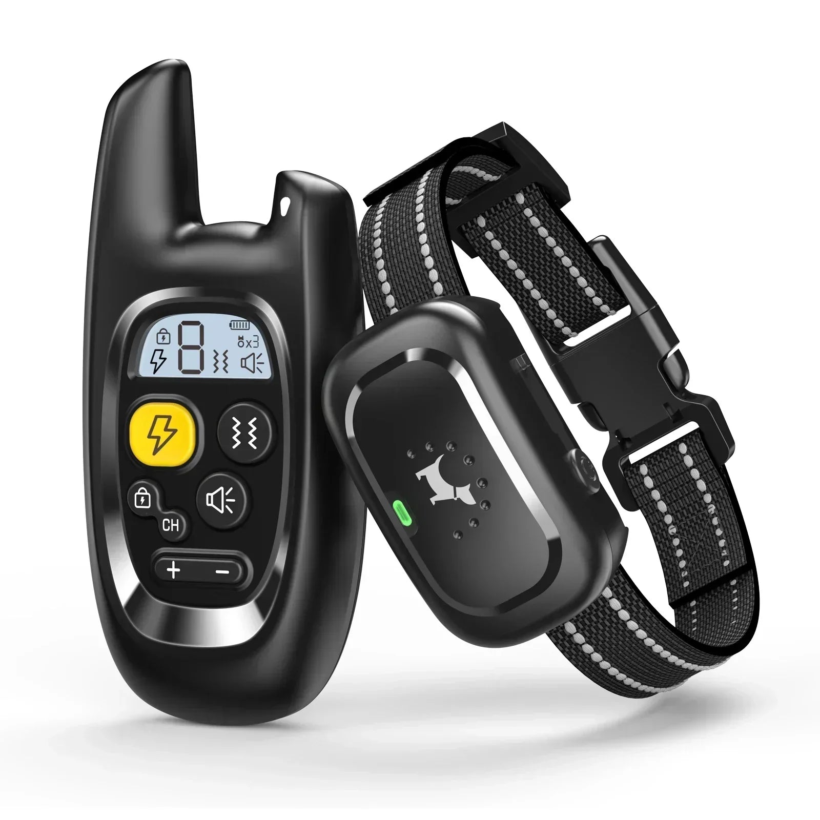 Maliben | Dog Training Collar with Remote – Shock Lock, Sound & Vibration Modes, Waterproof, 1600ft Range