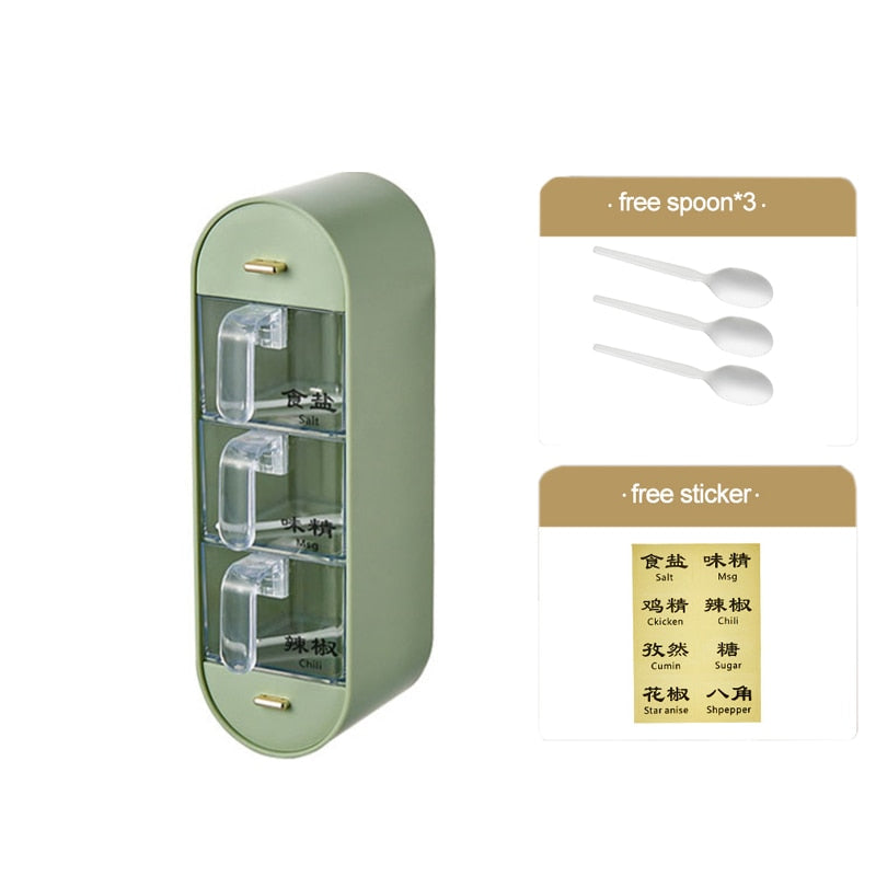 Maliben | Kitchen Organizer Wall-Mounted Seasoning Station