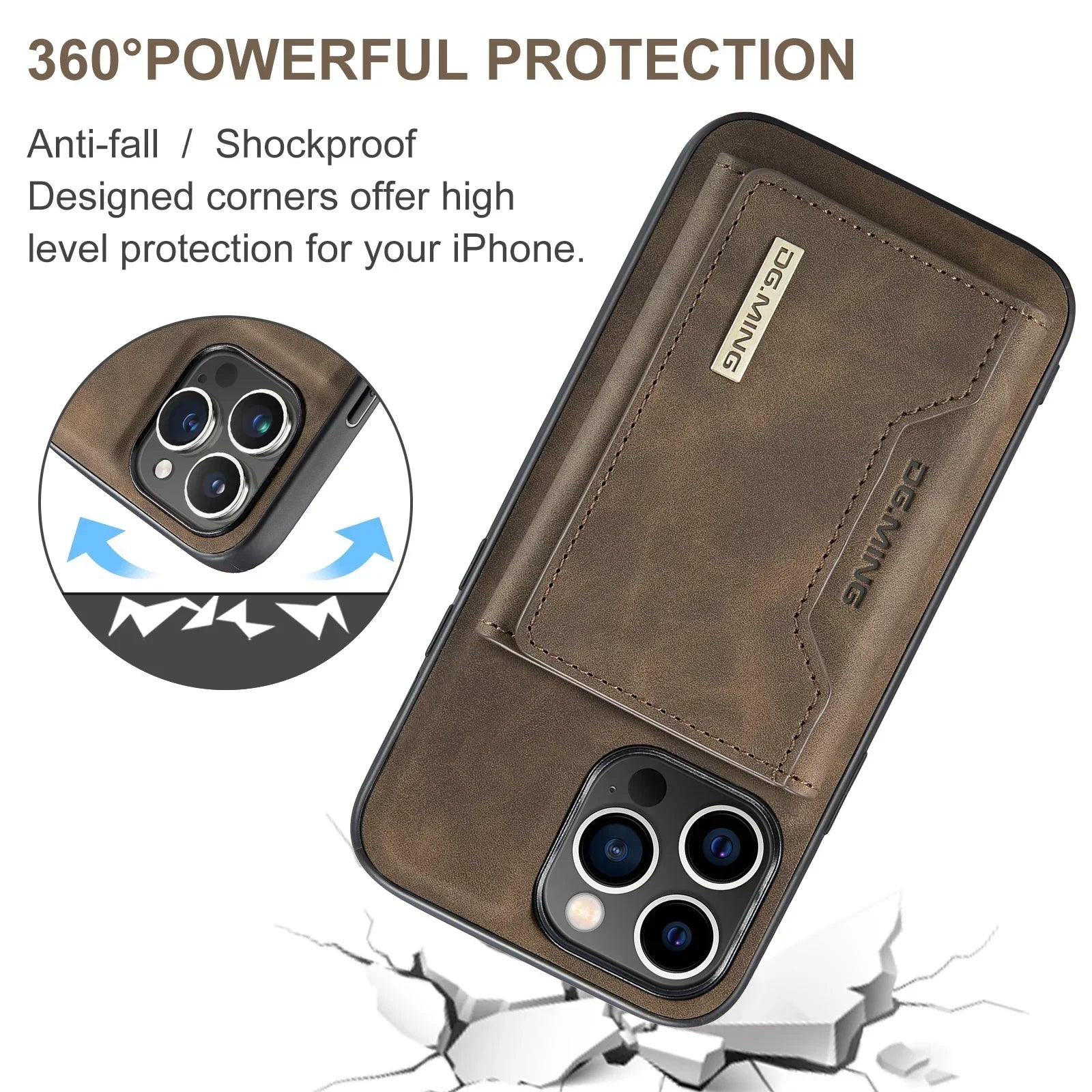 Maliben | 2-in-1 iPhone case with detachable wallet