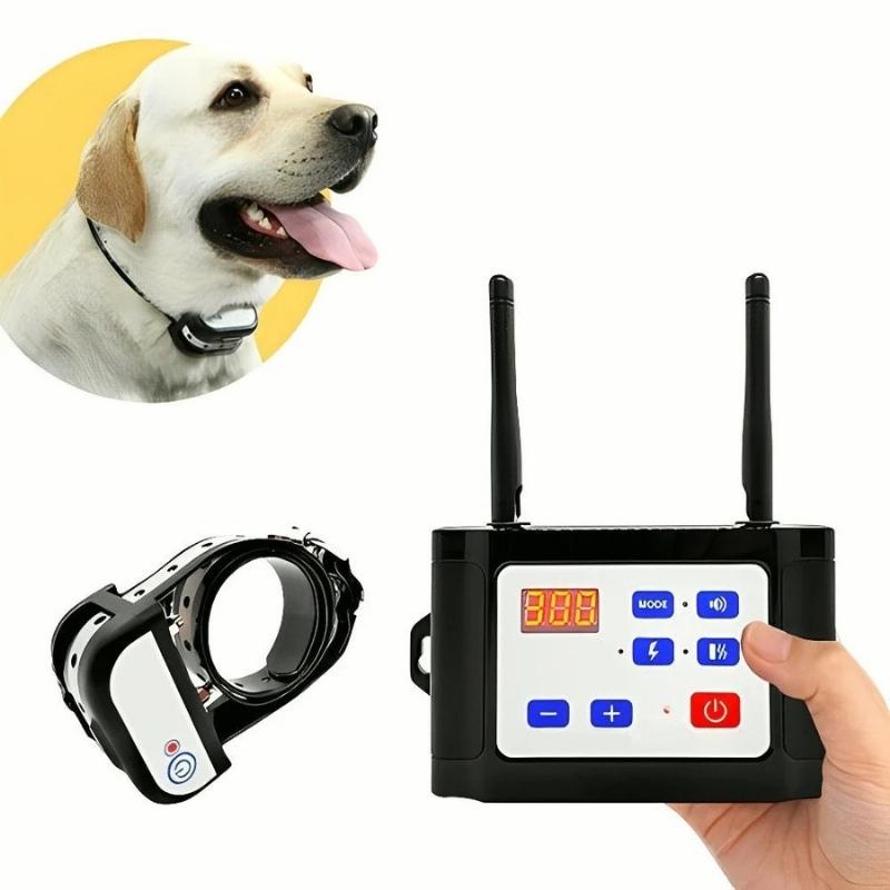 Maliben SafeZone Wireless Dog Fence & Training Collar – Rechargeable, Waterproof &...