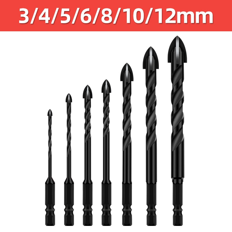 Maliben | Heavy-Duty Mega Ultimate Cross Hex Drill Bit Set
