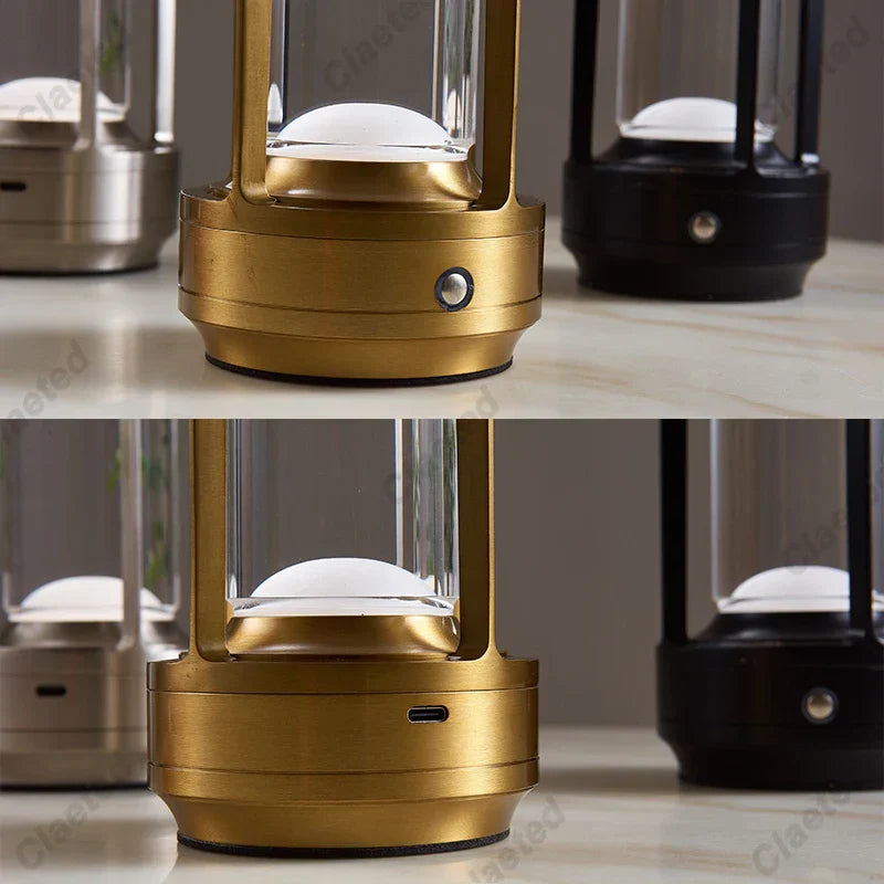 Maliben | Rechargeable Wireless Luxeglow Table Lamp - Elegant Wireless Lamp For Every Mood