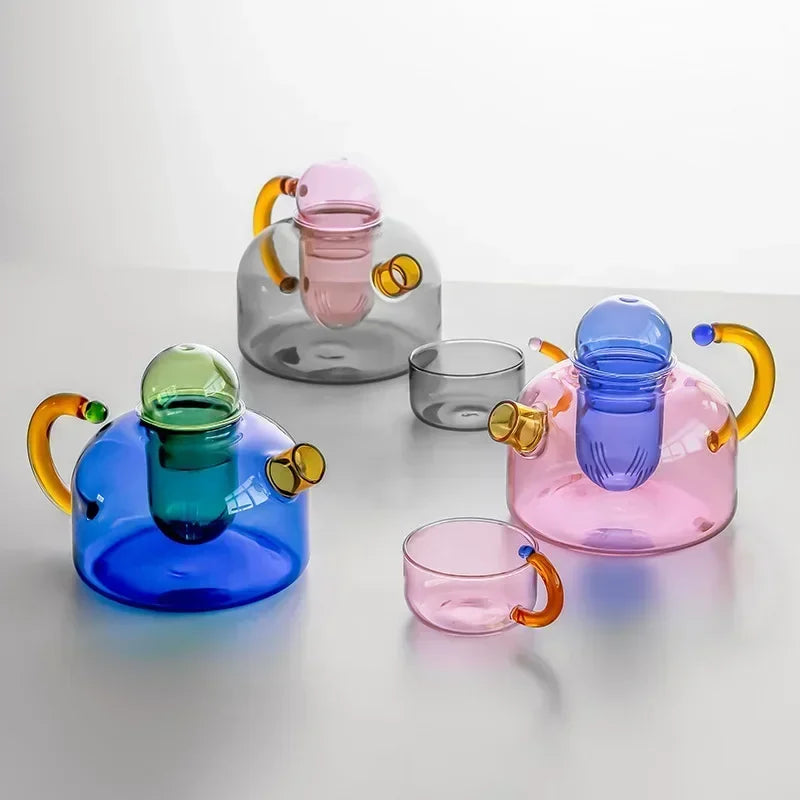 Maliben | Vintage Colorful Glass Teapot