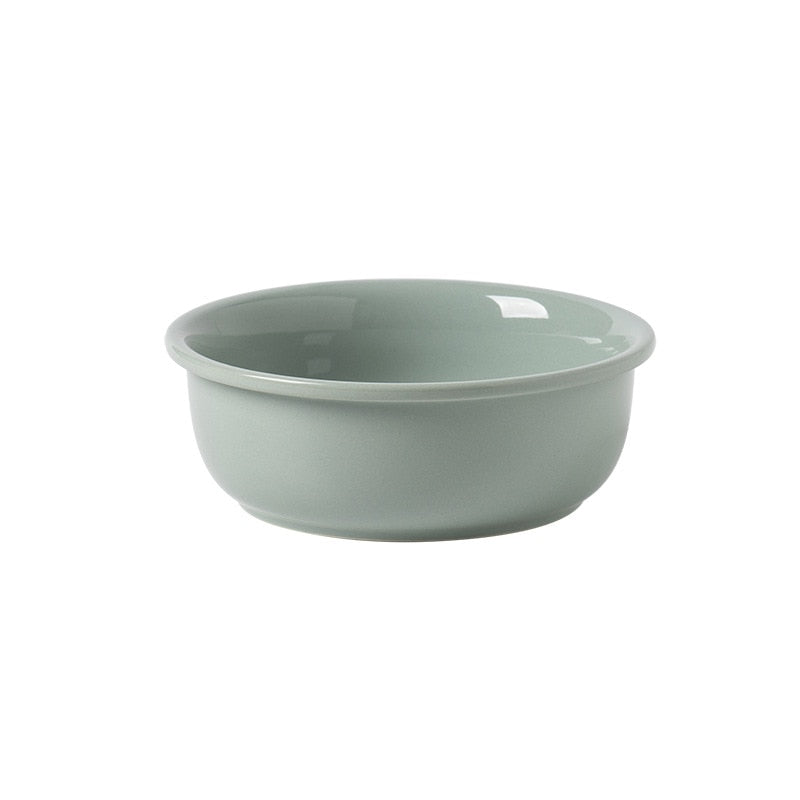 Maliben | Misha Ceramic Elevated Cat Bowl with Wooden Stand
