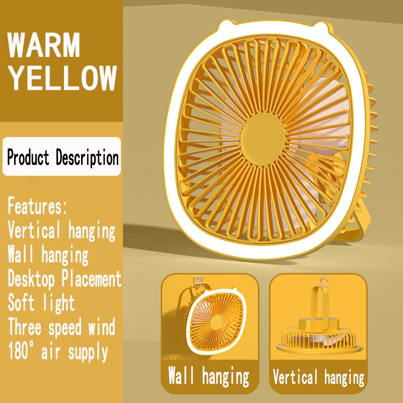 Maliben | Compact Easy Mini Night Lamp Usb Air Cooler