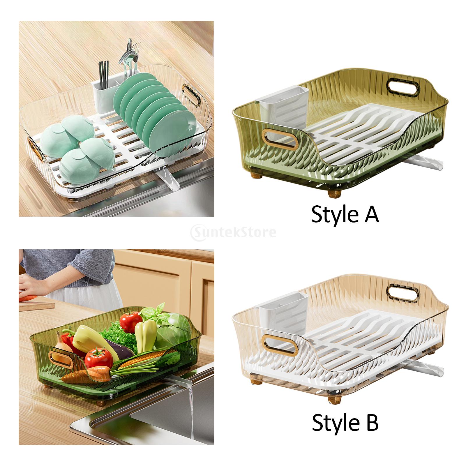 Maliben | Kitchen Space Saving Dish Drainer Vegetable Basket