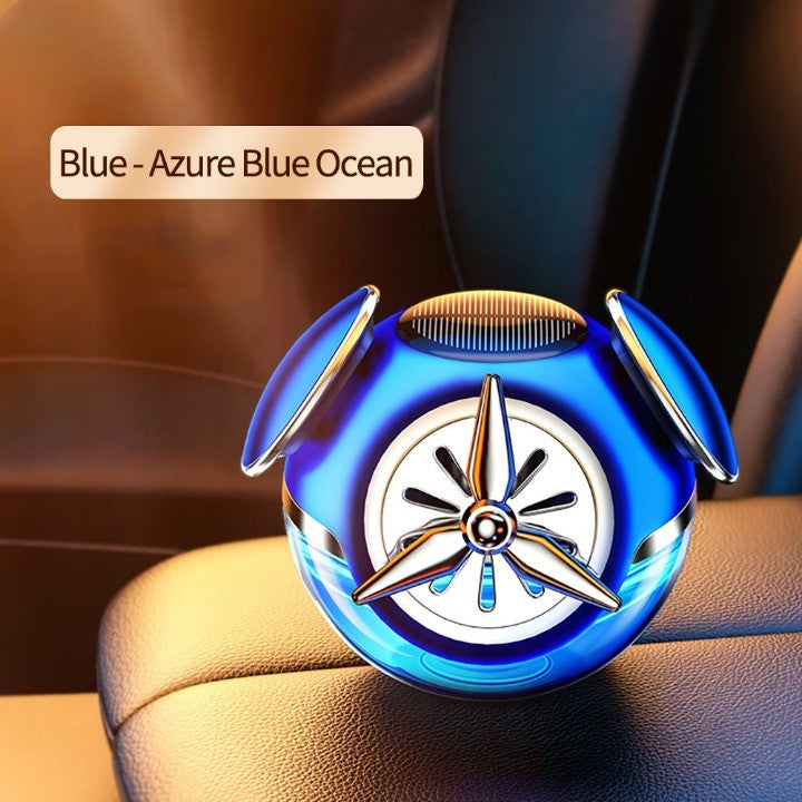 Maliben | Rotating Perfume Solar Aromatherapy Car Air Freshener