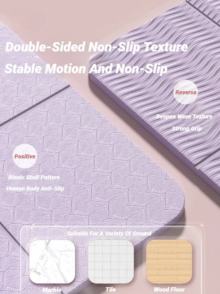 Maliben | Yogamat Flexfold | Foldable & Lightweight | Double-Sided Non-Slip | Eco-Friendly Tpe