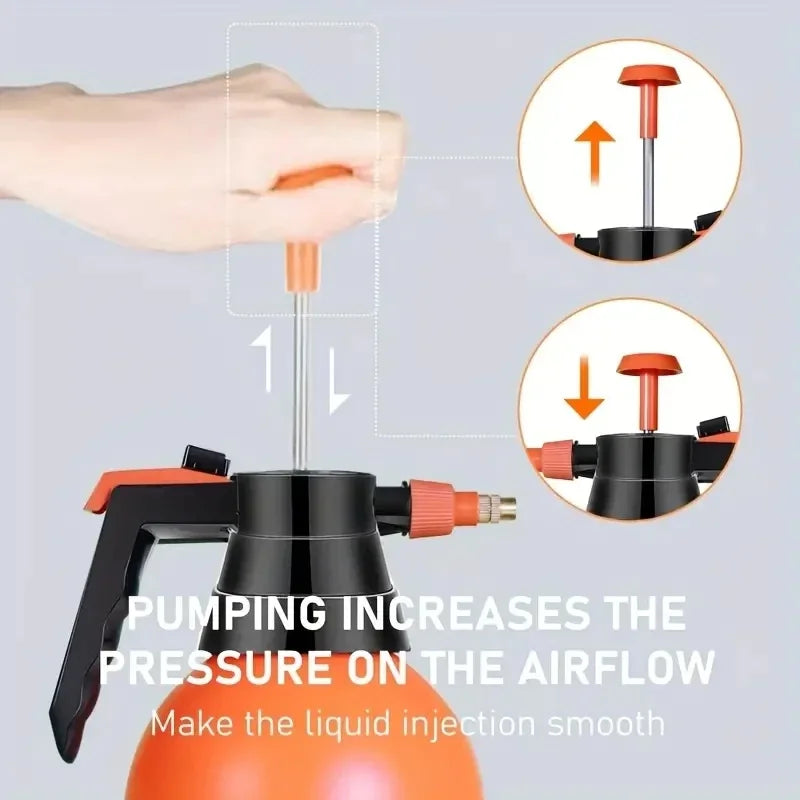 Maliben | Spray Bottle Plantura | 2l Garden Sprayer | Adjustable Nozzle & Hand Pump | For Plant & Flower Care