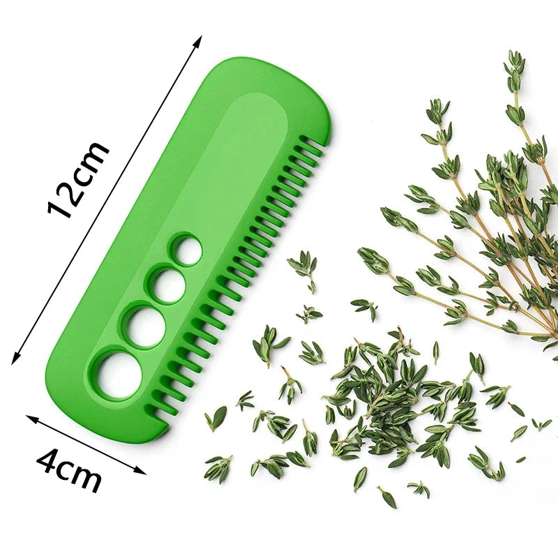 Maliben | Green Quick Herb Remover For Vegetables | 4-In-1 Stripper For Parsley, Cilantro & Co. | Handy Kitchen Assistant Made Of Abs Plastic