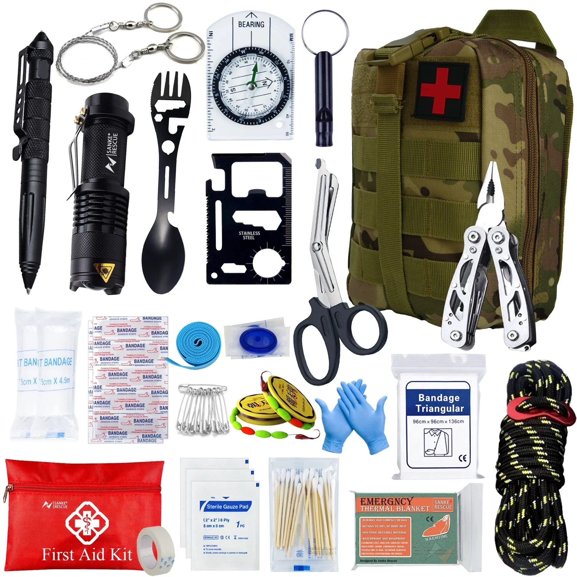 Maliben | First Aid Backpack – Comprehensive First Aid For Emergencies