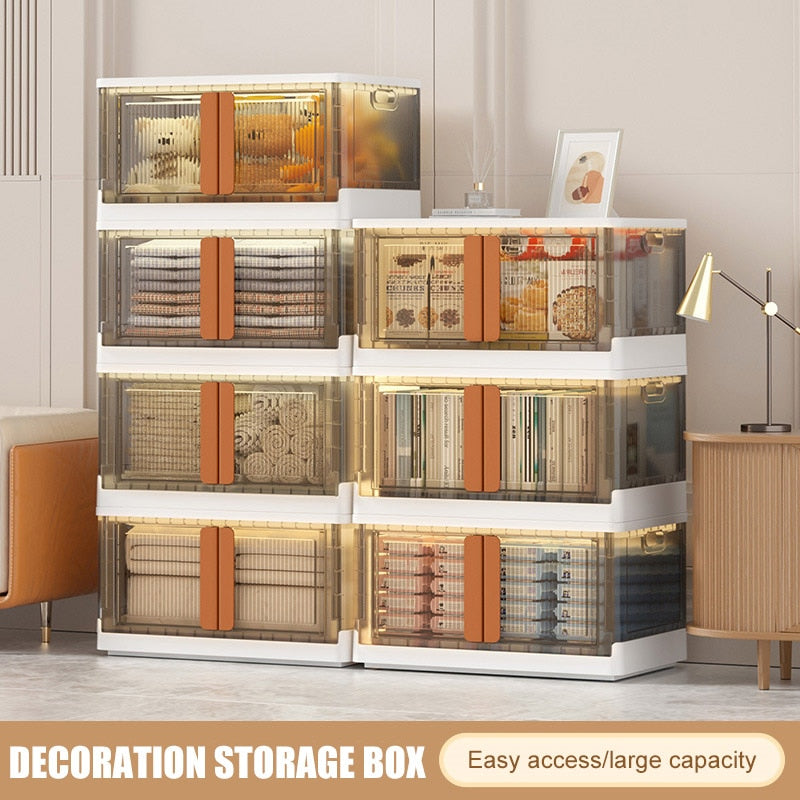 Maliben | Space Saving Transparent Folding Storage Box