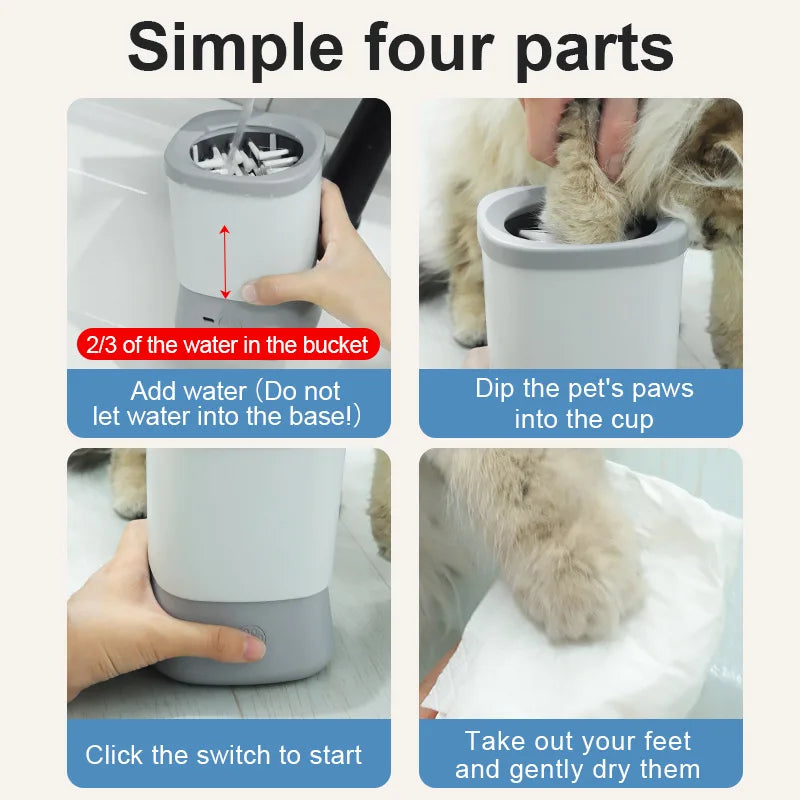 Maliben | Automatic Cleaning Pet Paw Washer