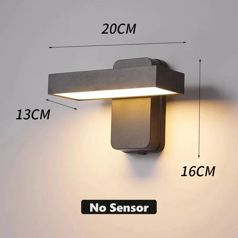 Maliben | Led Outdoor Wall Light Variolux | Motion Sensor & Ip65 | Rotatable | 30–50 Cm