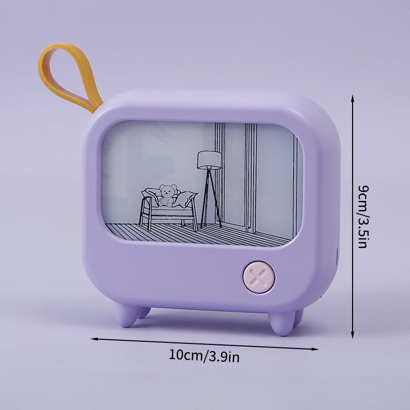 Maliben | Mini Art Tv Painting Decor Night Lamp