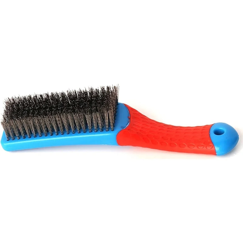 Maliben | Metalgrip Wire Brush Made Of Stainless Steel | Extra Durable With Ergonomic Handle | For Rust, Dirt & Sweat Residues