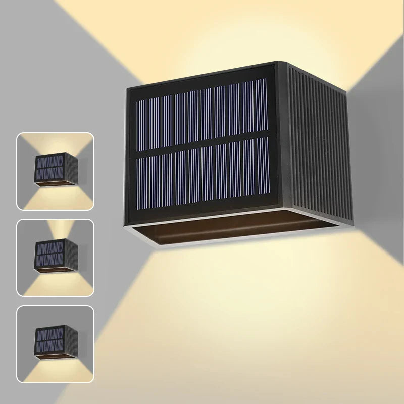 Maliben | Solar Wall Light Solarabeam Flex | Warm White | Ip65 Waterproof | Adjustable Light Angle