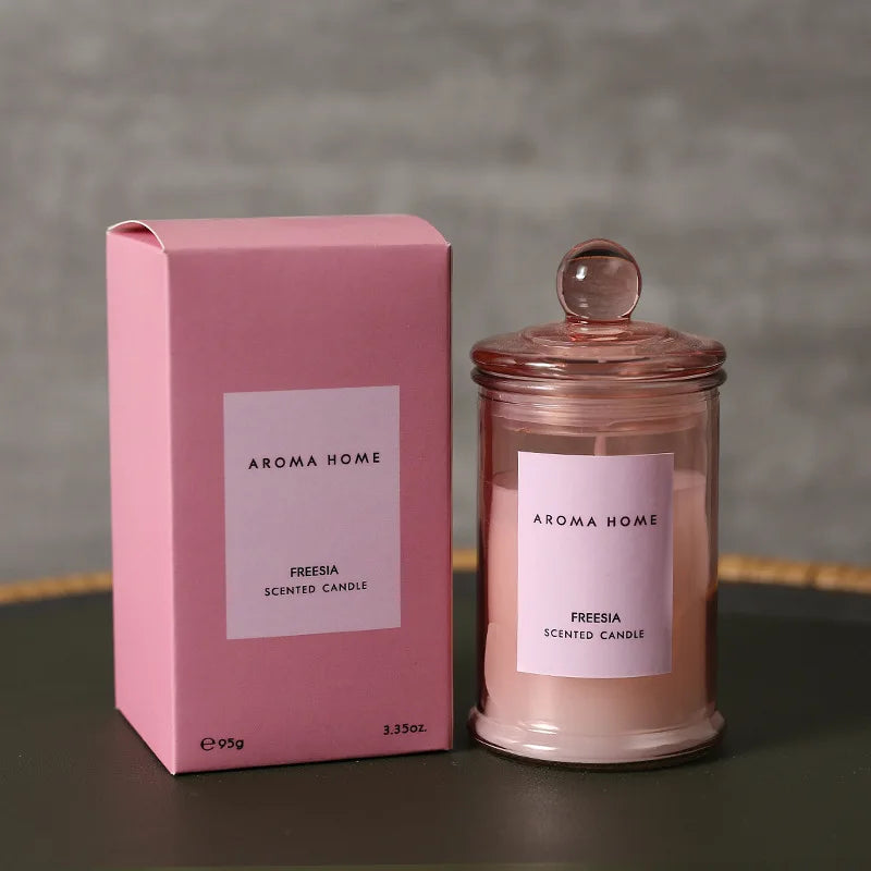 Maliben | Vintage Scented Candle Glass Soy Wax Aromatherapy