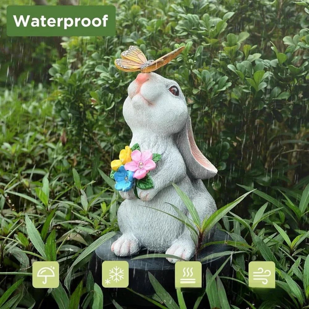 Maliben | Butterfly And Flower Bunny Garden Light