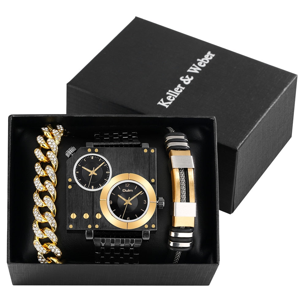 Maliben | Ultimate Time Keeper Square Watch Gift Set