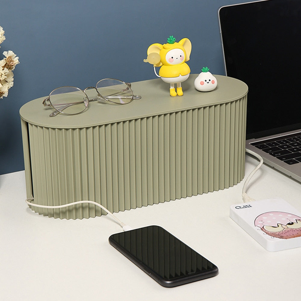 Maliben | Design Storage Box | Organizer For Cables, Adapters, And Power Strips