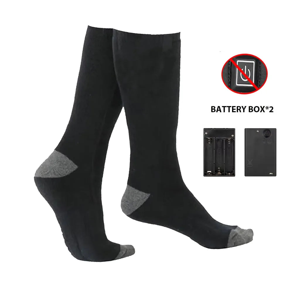 Maliben | Heatwear Rechargeable Socks With Battery Box | Electric Heating Socks For Women & Men | Warm Socks For Skiing, Hiking & Outdoor