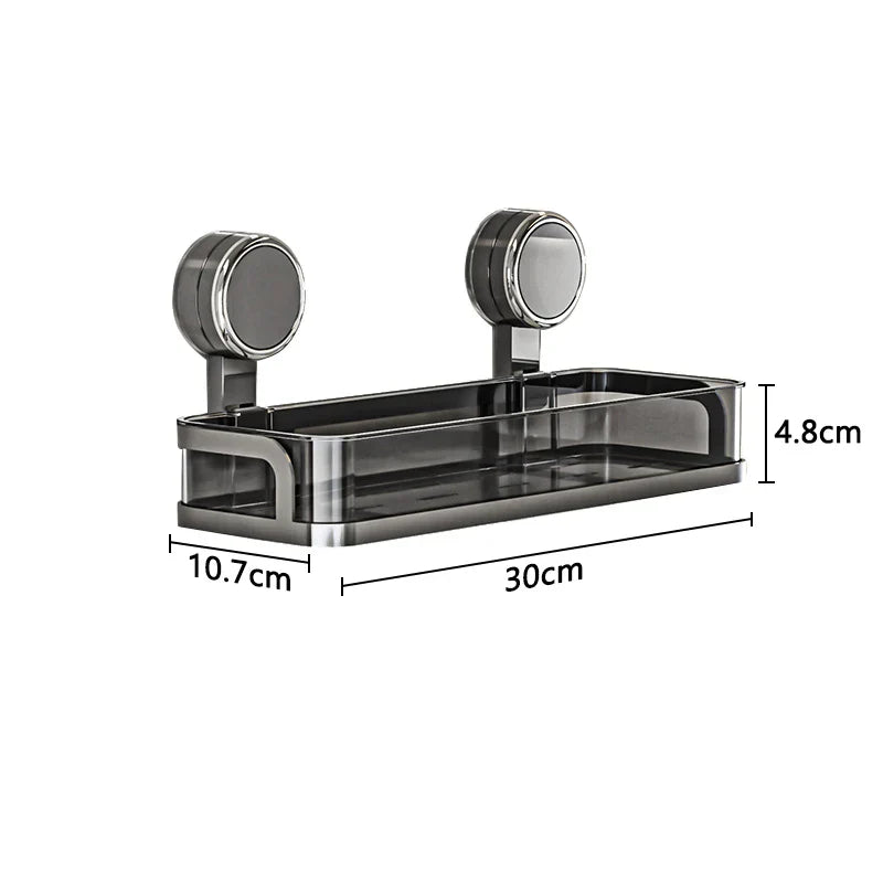 Maliben | Wall Shelf With Suction Cup | No Drilling | Shelf For Bathroom & Kitchen | Multifunctional